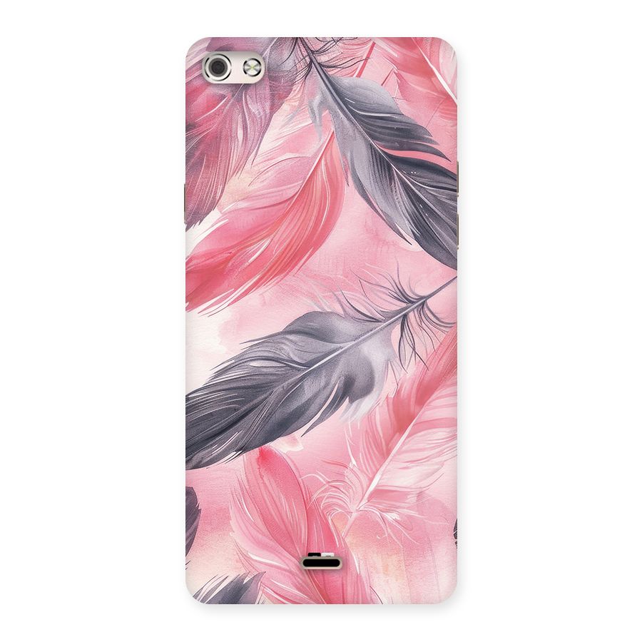 Lovely Feather Back Case for Canvas Silver 5