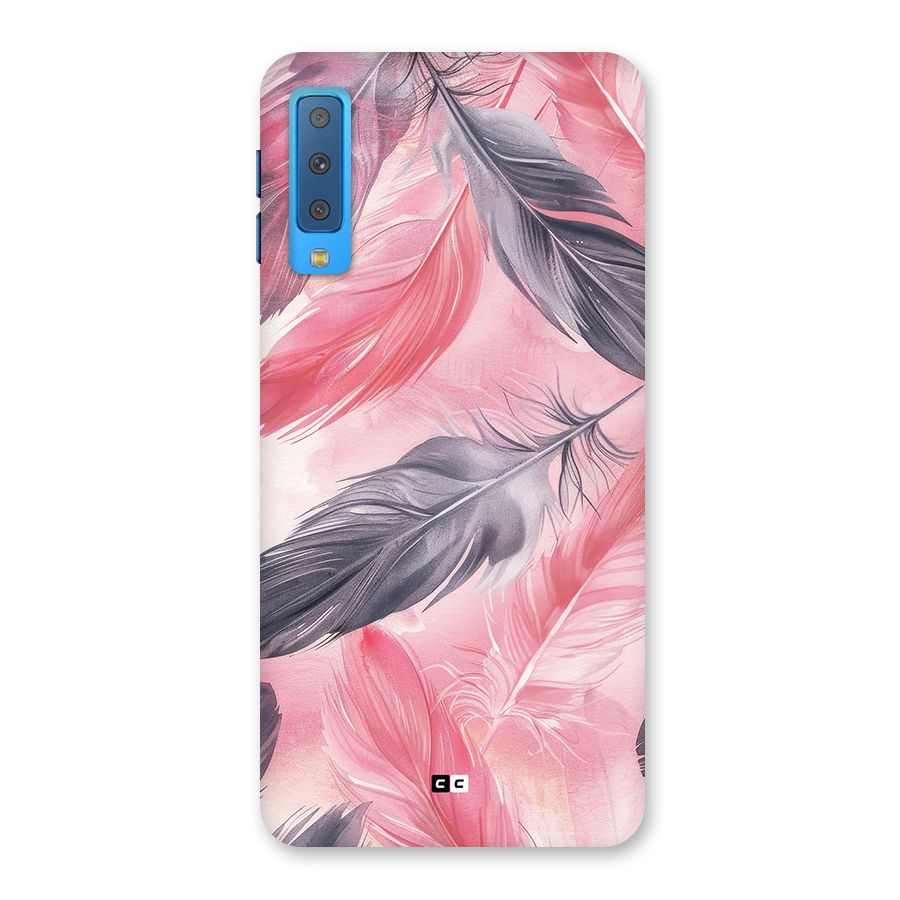 Lovely Feather Back Case for Galaxy A7 (2018)