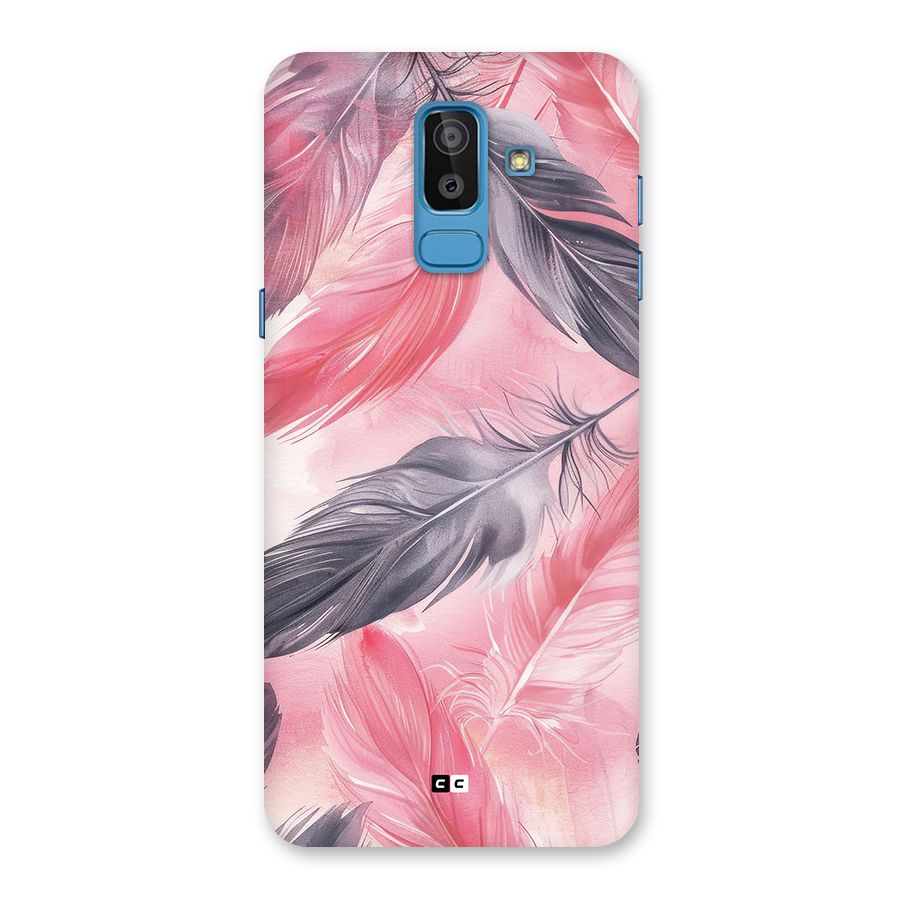 Lovely Feather Back Case for Galaxy J8