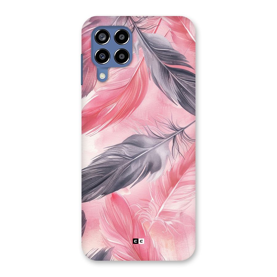 Lovely Feather Back Case for Galaxy M53 5G
