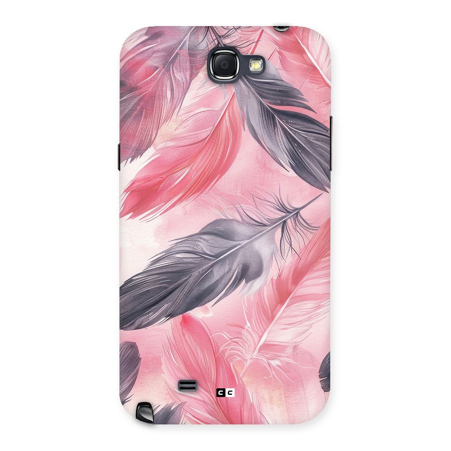 Lovely Feather Back Case for Galaxy Note 2
