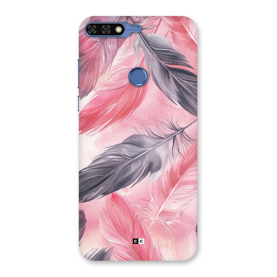 Lovely Feather Back Case for Honor 7C