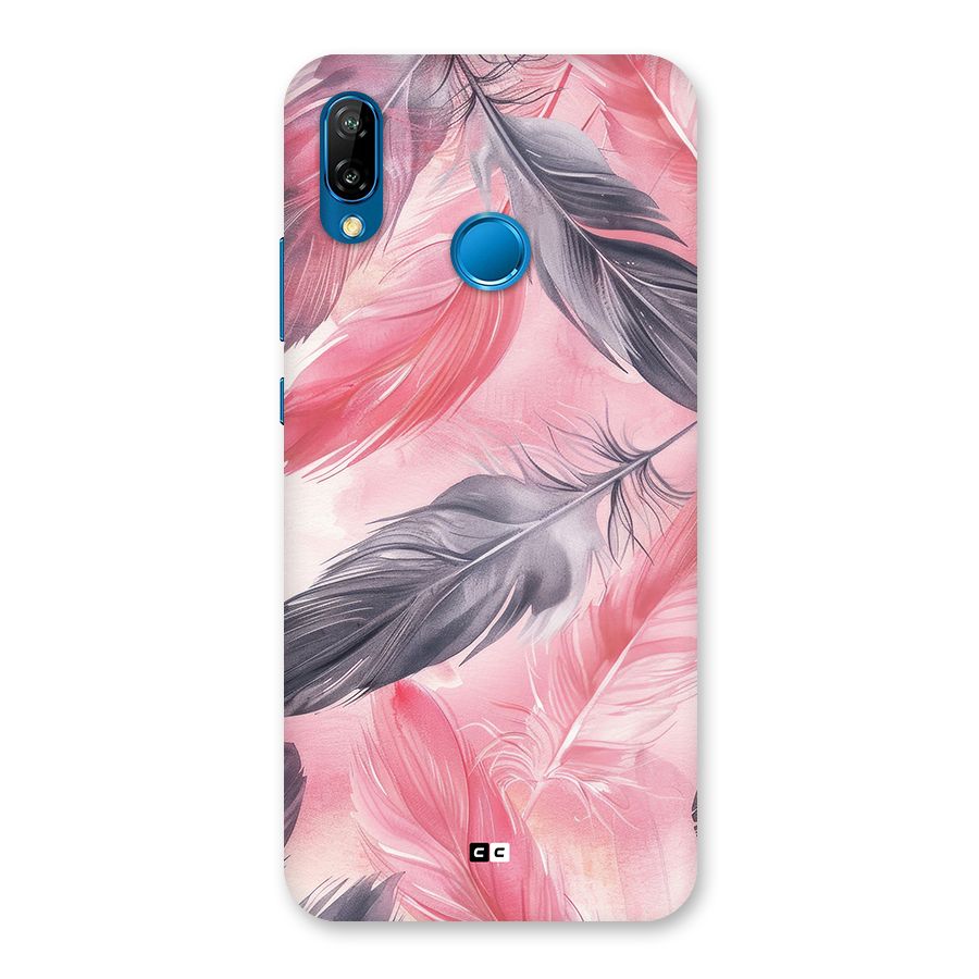 Lovely Feather Back Case for Huawei P20 Lite
