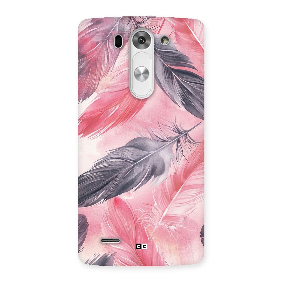 Lovely Feather Back Case for LG G3 Beat