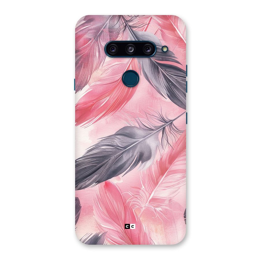 Lovely Feather Back Case for LG  V40 ThinQ