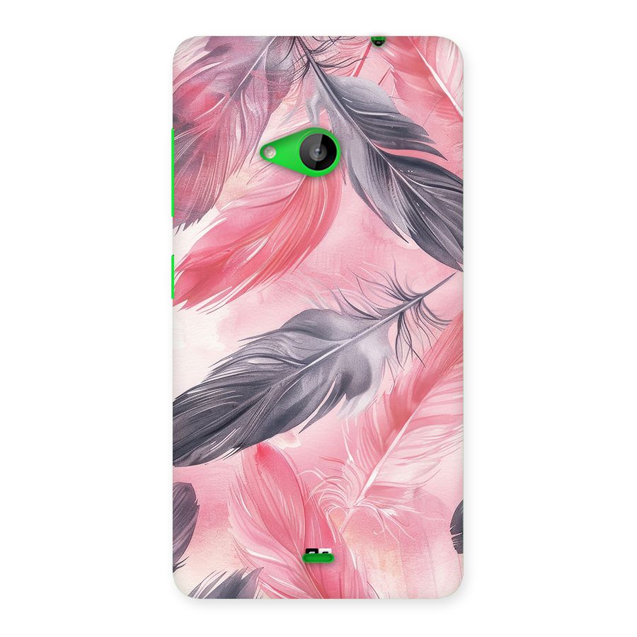 Lovely Feather Back Case for Lumia 535