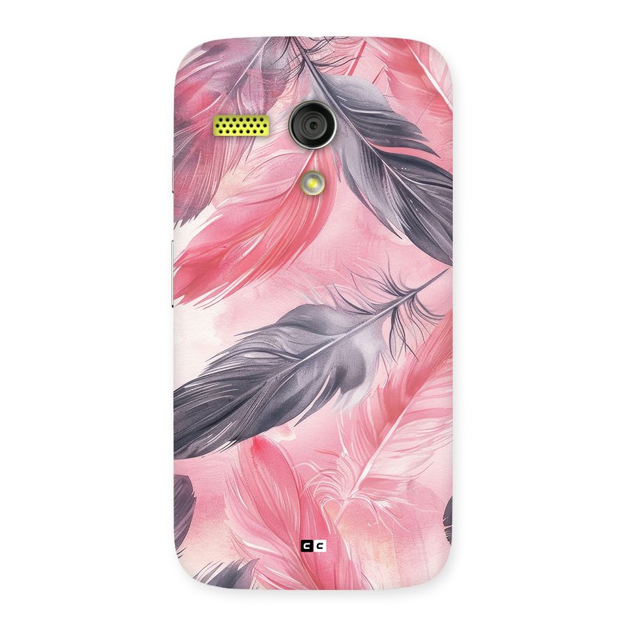 Lovely Feather Back Case for Moto G