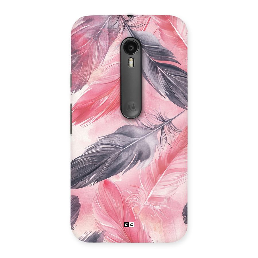 Lovely Feather Back Case for Moto G3