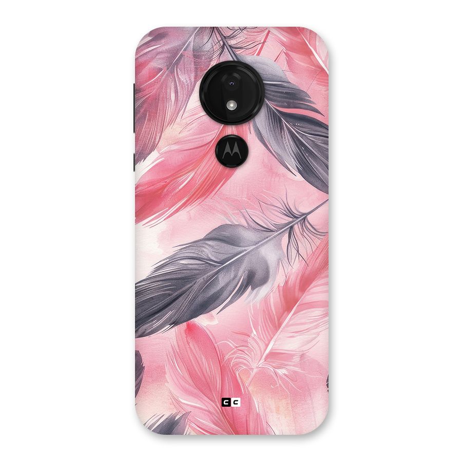 Lovely Feather Back Case for Moto G7 Power
