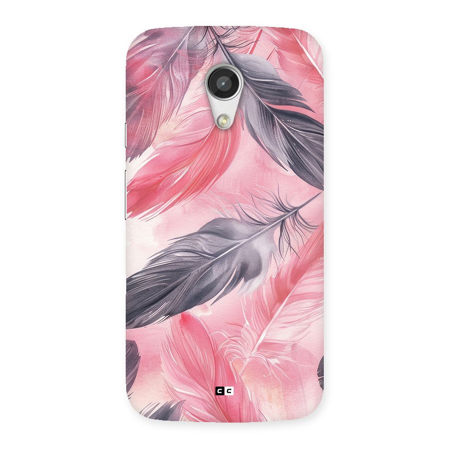 Lovely Feather Back Case for Moto G 2nd Gen