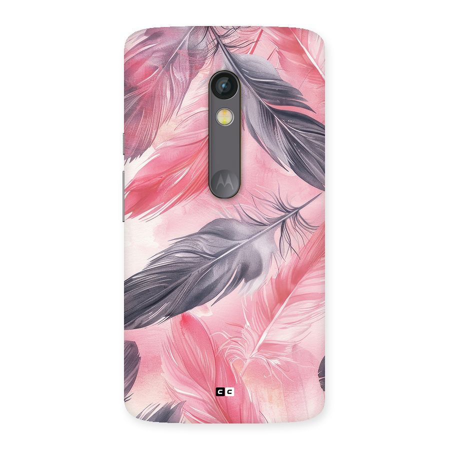 Lovely Feather Back Case for Moto X Play