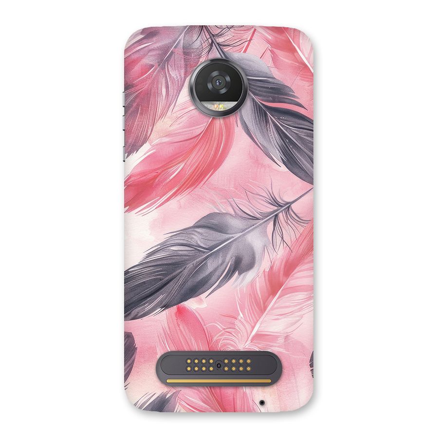 Lovely Feather Back Case for Moto Z2 Play