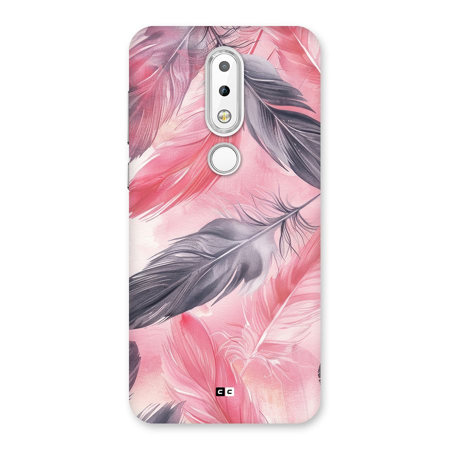 Lovely Feather Back Case for Nokia 6.1 Plus