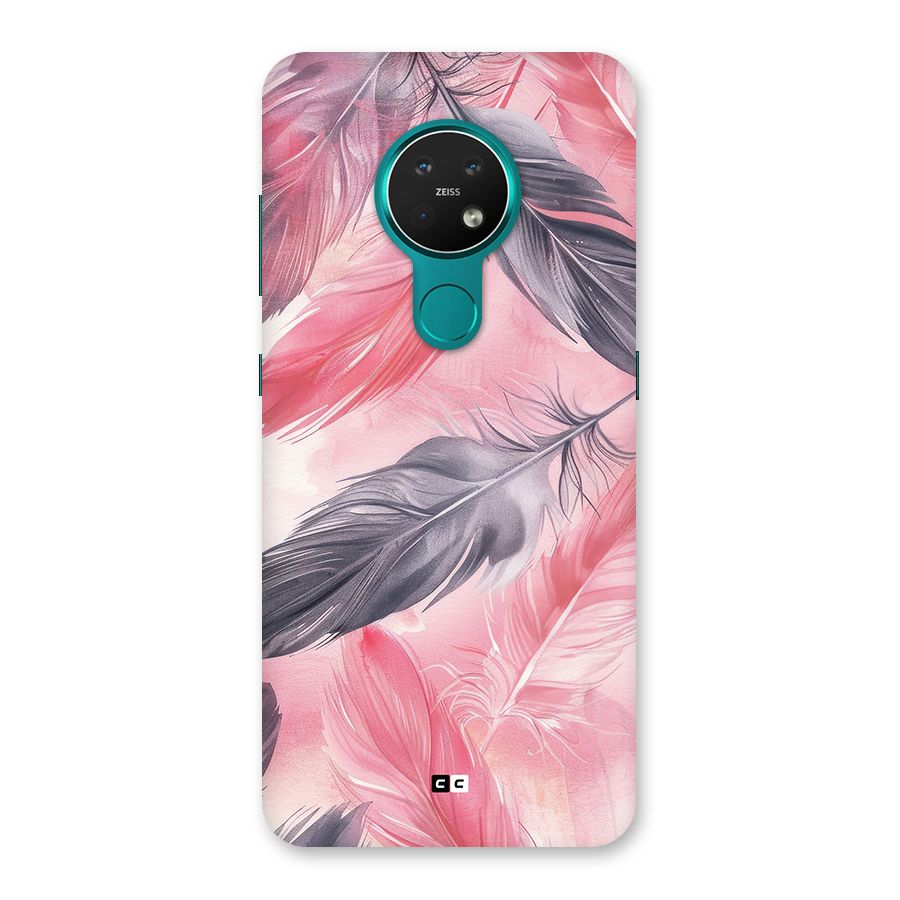 Lovely Feather Back Case for Nokia 7.2