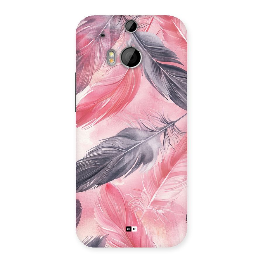 Lovely Feather Back Case for One M8