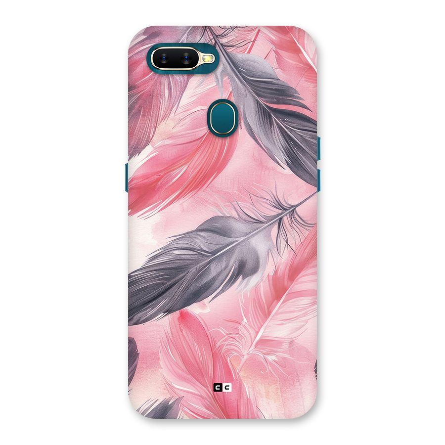 Lovely Feather Back Case for Oppo A12