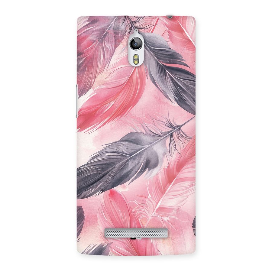 Lovely Feather Back Case for Oppo Find 7