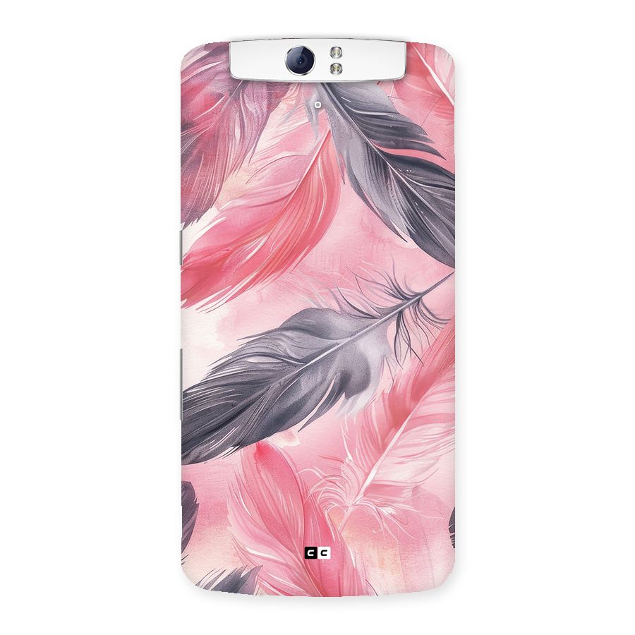 Lovely Feather Back Case for Oppo N1