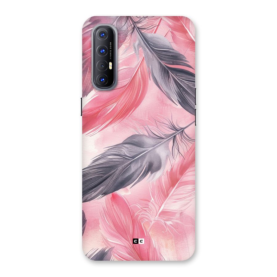 Lovely Feather Back Case for Oppo Reno3 Pro