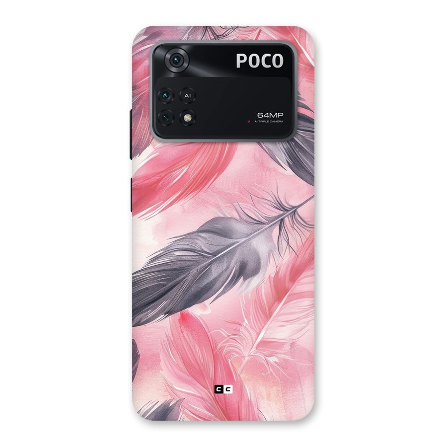 Lovely Feather Back Case for Poco M4 Pro 4G