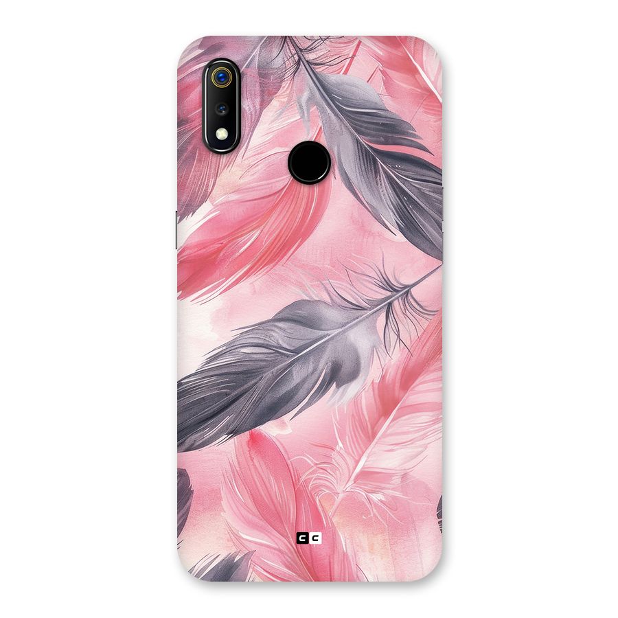 Lovely Feather Back Case for Realme 3