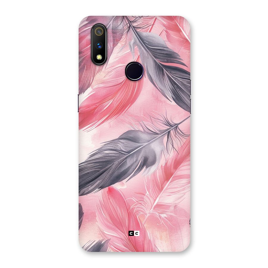 Lovely Feather Back Case for Realme 3 Pro