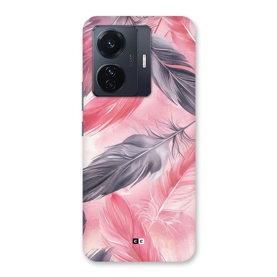 Lovely Feather Back Case for Vivo T1 Pro