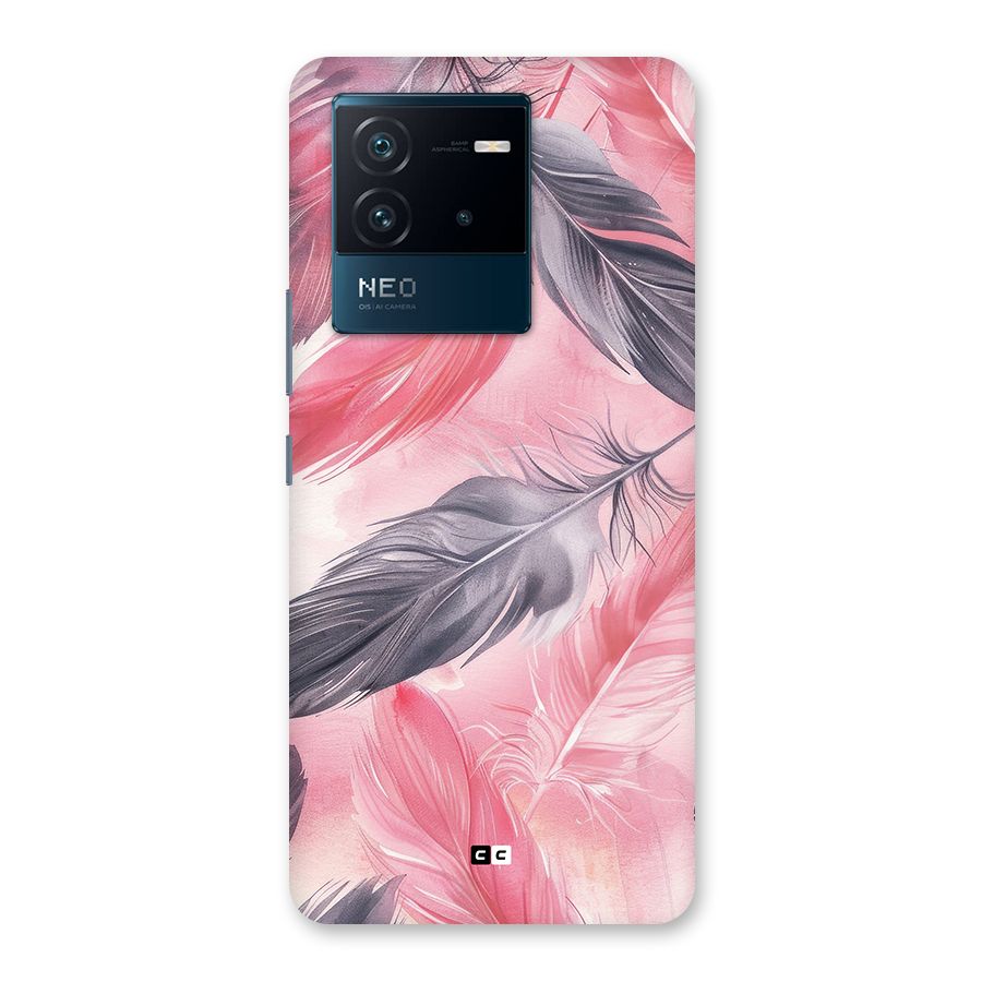 Lovely Feather Back Case for Vivo iQOO Neo 6 5G