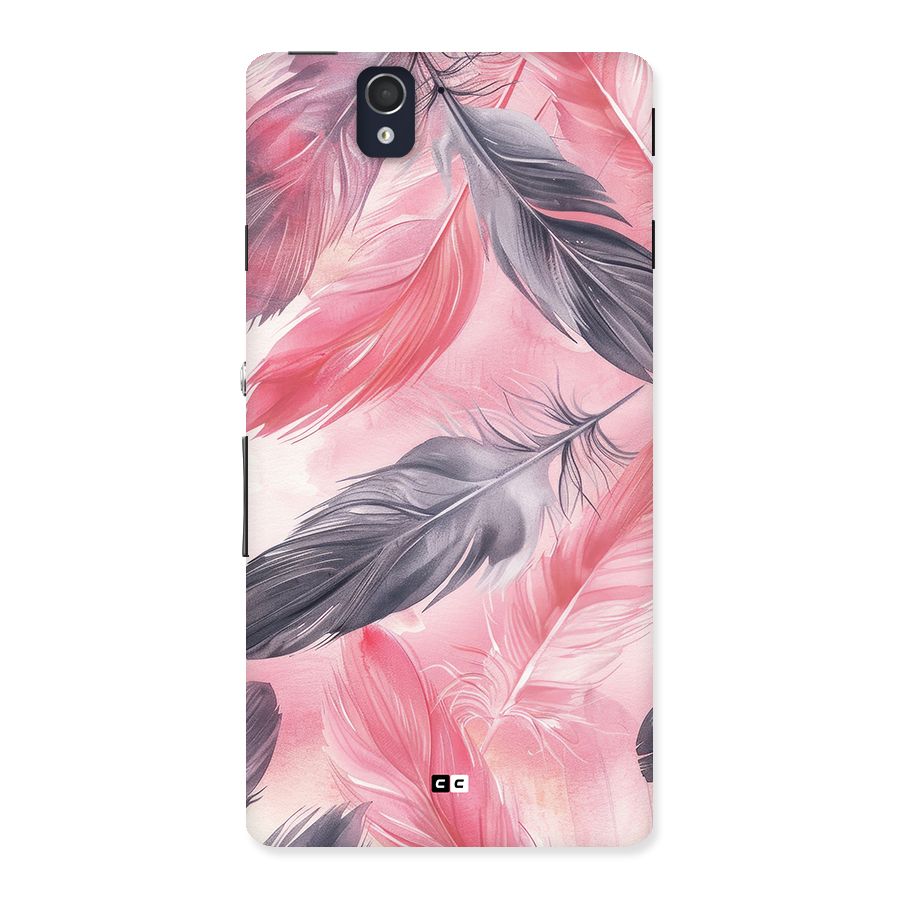 Lovely Feather Back Case for Xperia Z