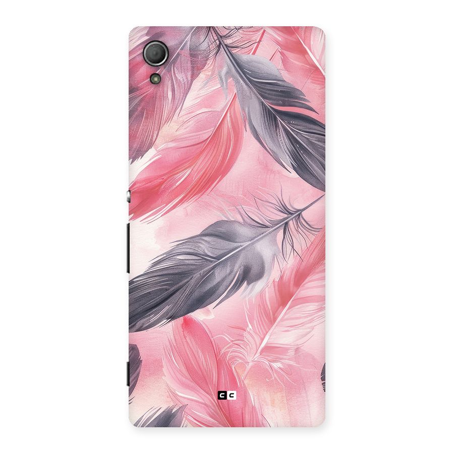 Lovely Feather Back Case for Xperia Z3 Plus