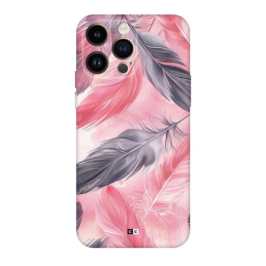 Lovely Feather Back Case for iPhone 14 Pro Max