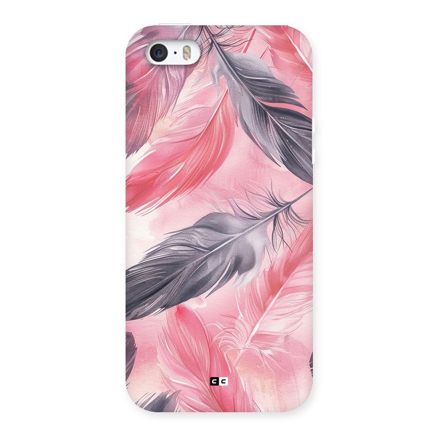 Lovely Feather Back Case for iPhone SE 2016