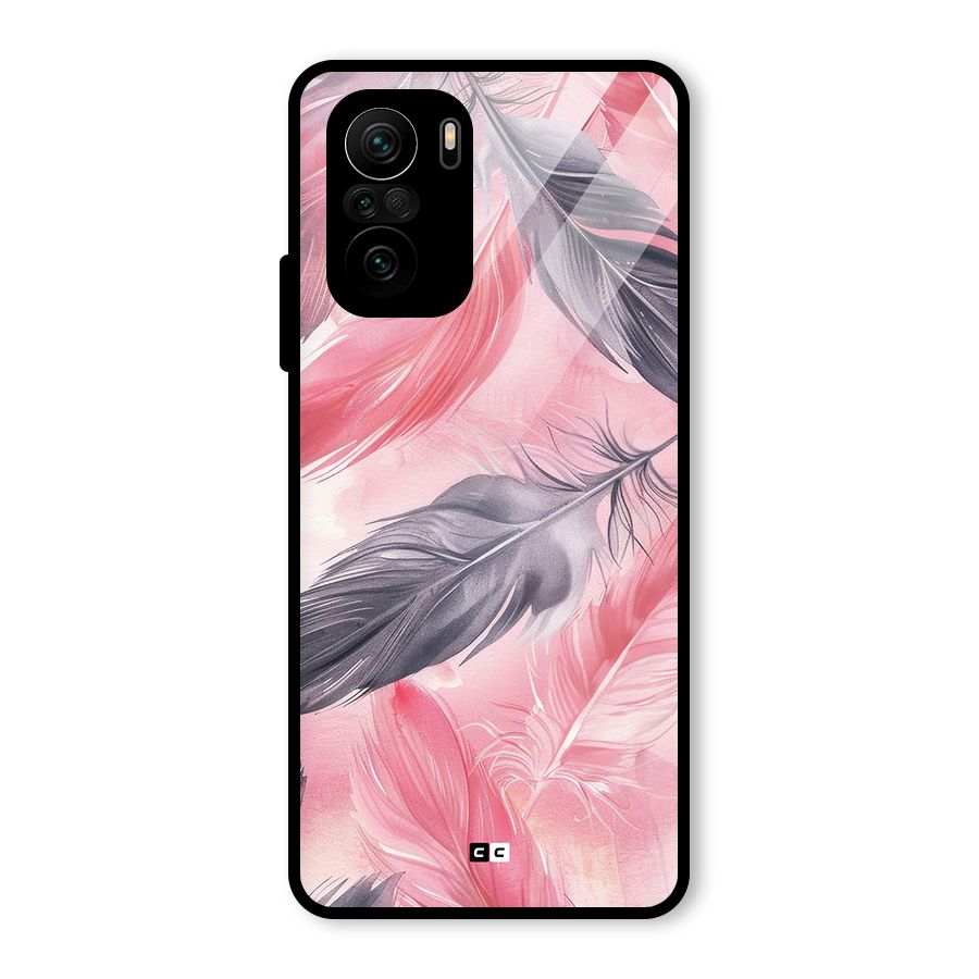 Lovely Feather Glass Back Case for Mi 11X Pro