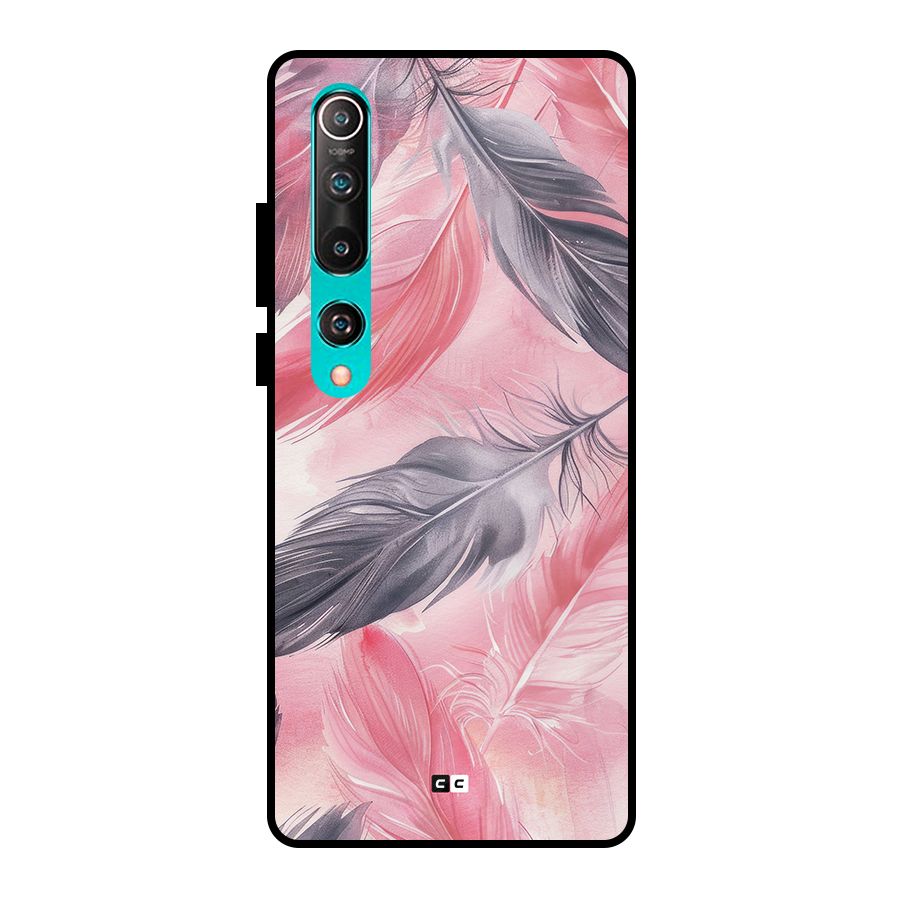Lovely Feather Metal Back Case for Mi 10