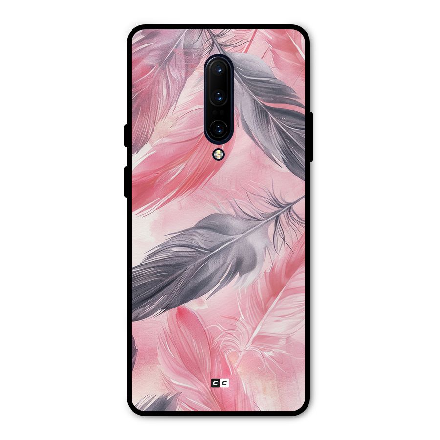 Lovely Feather Metal Back Case for OnePlus 7 Pro