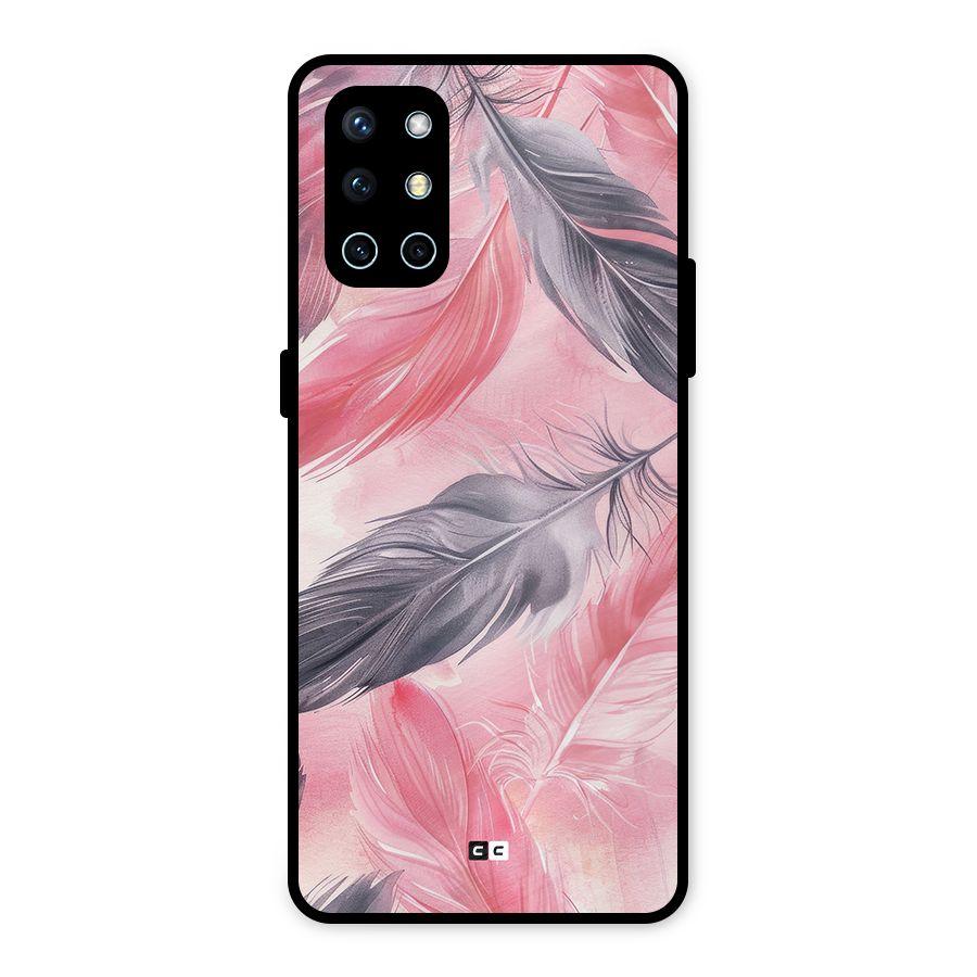 Lovely Feather Metal Back Case for OnePlus 9R