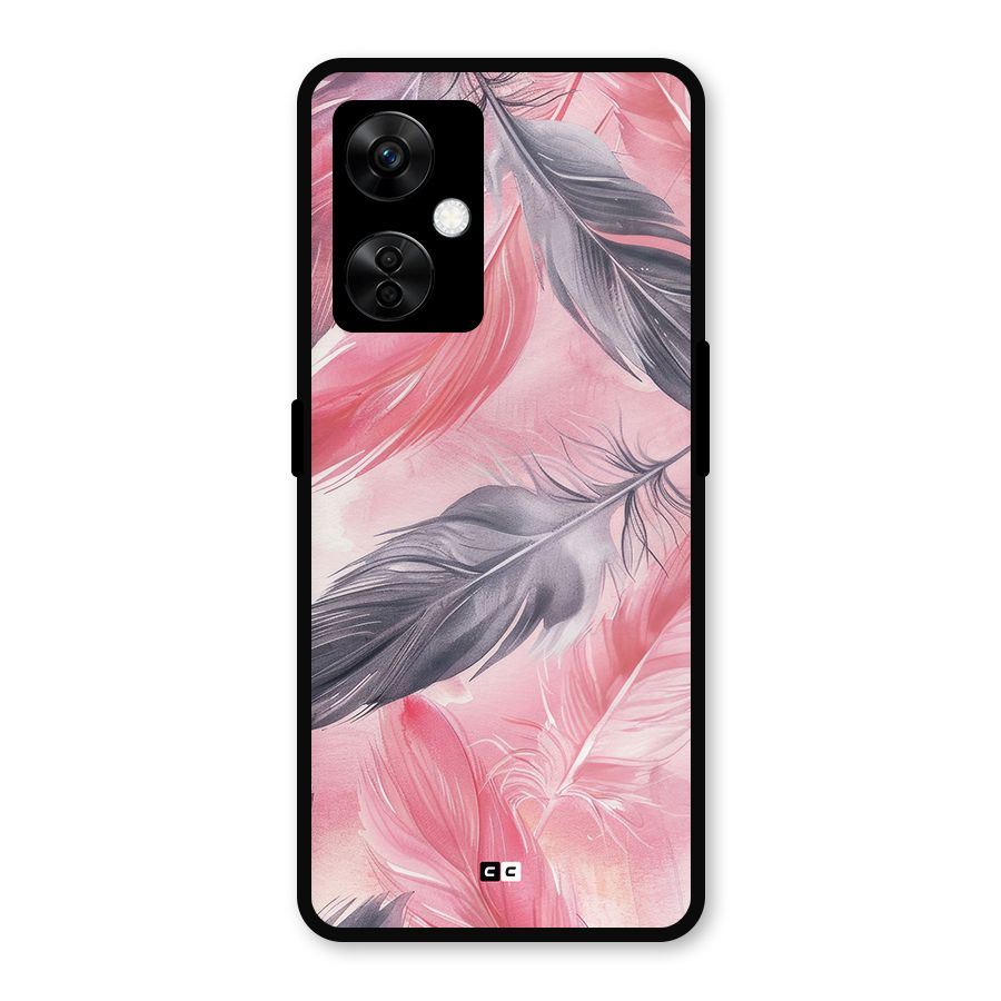 Lovely Feather Metal Back Case for OnePlus Nord CE 3 Lite