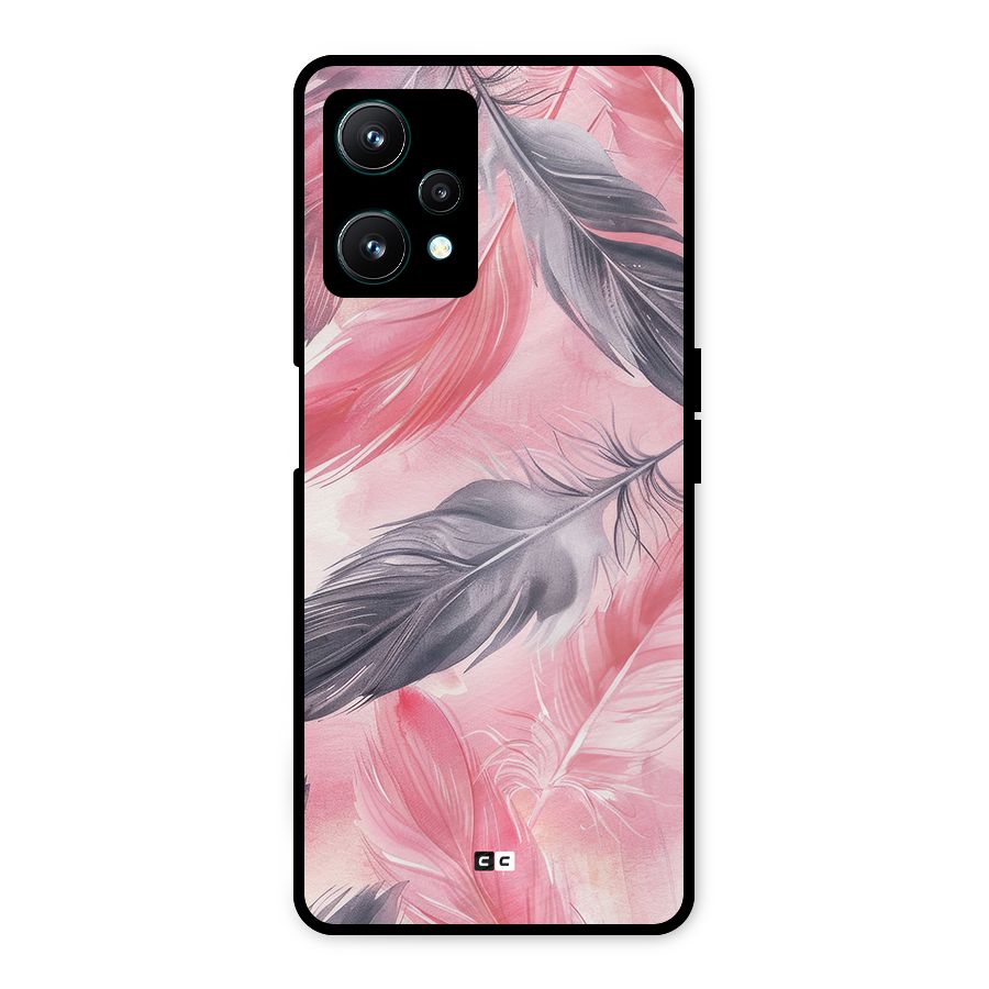 Lovely Feather Metal Back Case for Realme 9 Pro 5G
