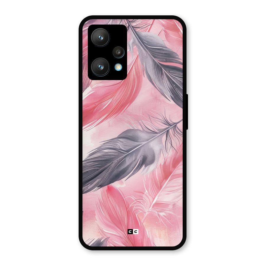 Lovely Feather Metal Back Case for Realme 9 Pro Plus 5G