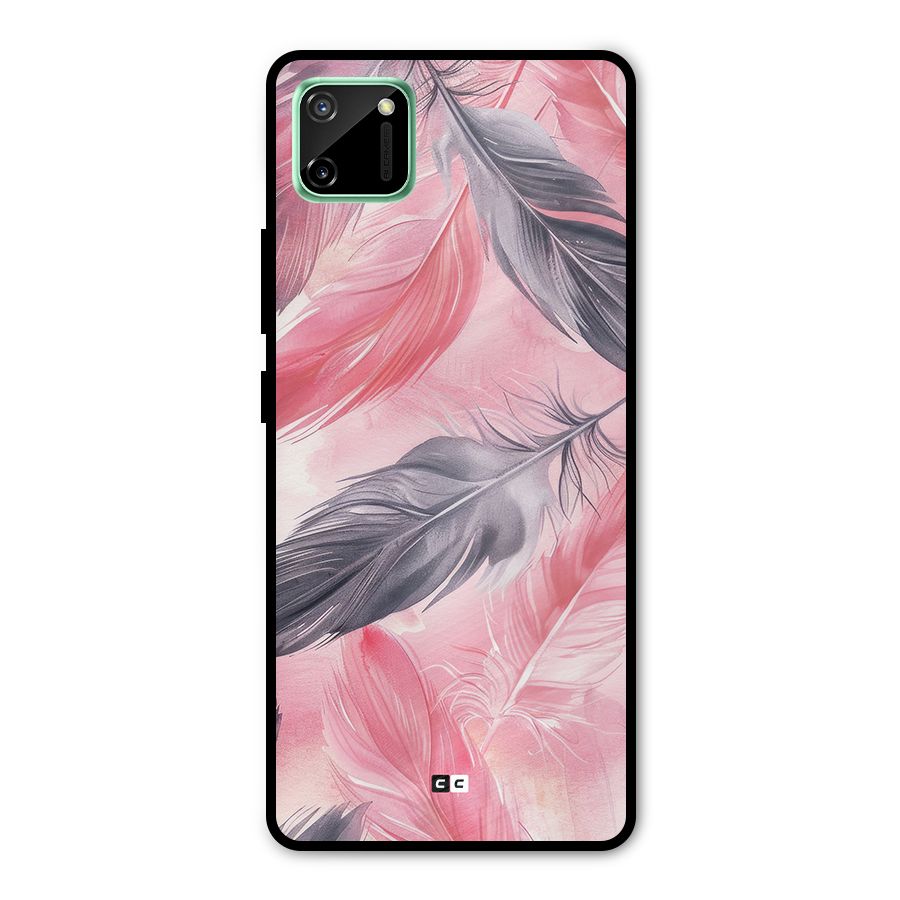 Lovely Feather Metal Back Case for Realme C11