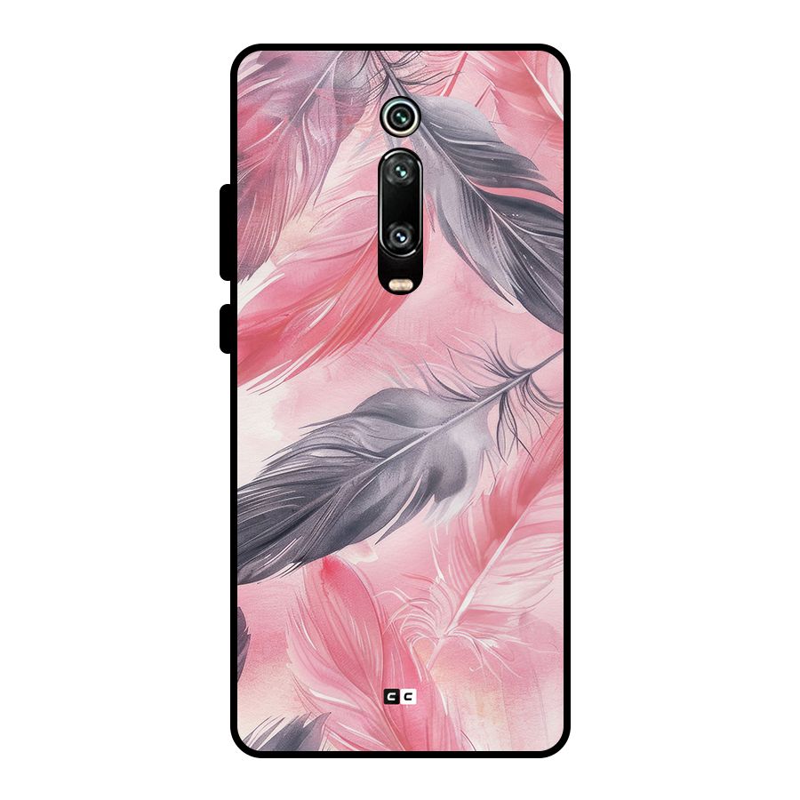 Lovely Feather Metal Back Case for Redmi K20