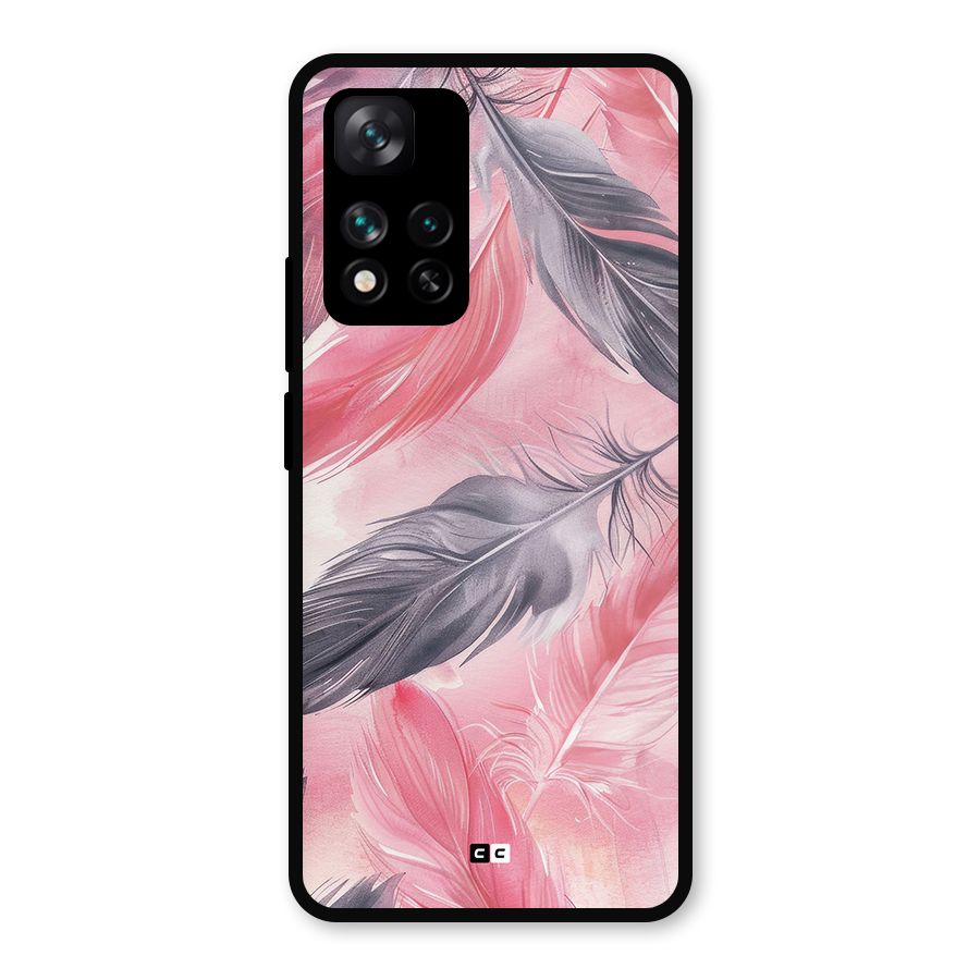 Lovely Feather Metal Back Case for Xiaomi 11i 5G