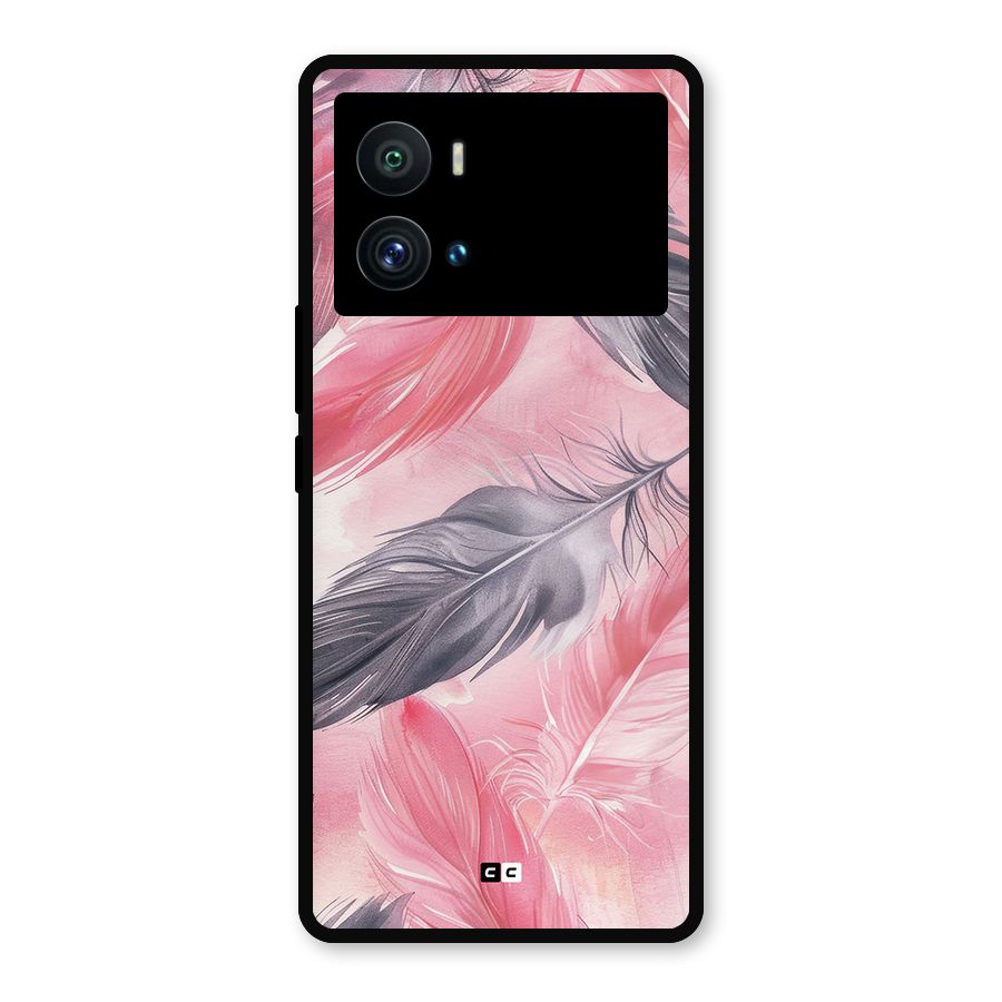 Lovely Feather Metal Back Case for iQOO 9 Pro