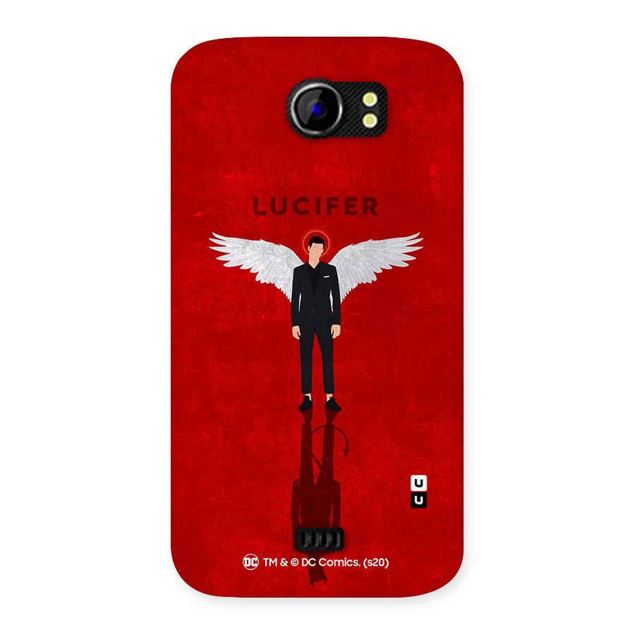 Lucifer Archangel Shadow Back Case for Micromax Canvas 2 A110