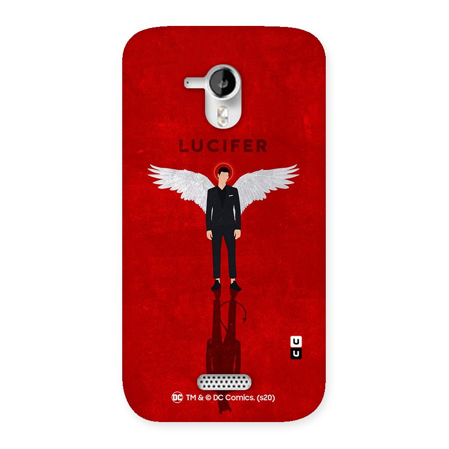 Lucifer Archangel Shadow Back Case for Micromax Canvas HD A116