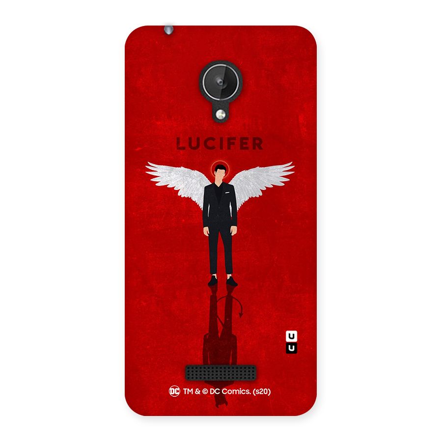 Lucifer Archangel Shadow Back Case for Micromax Canvas Spark Q380