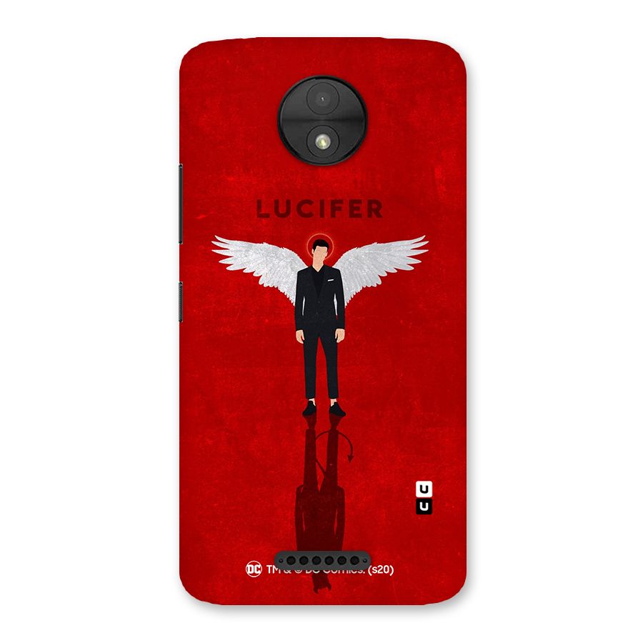 Lucifer Archangel Shadow Back Case for Moto C