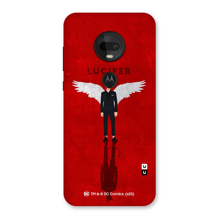 Lucifer Archangel Shadow Back Case for Moto G7