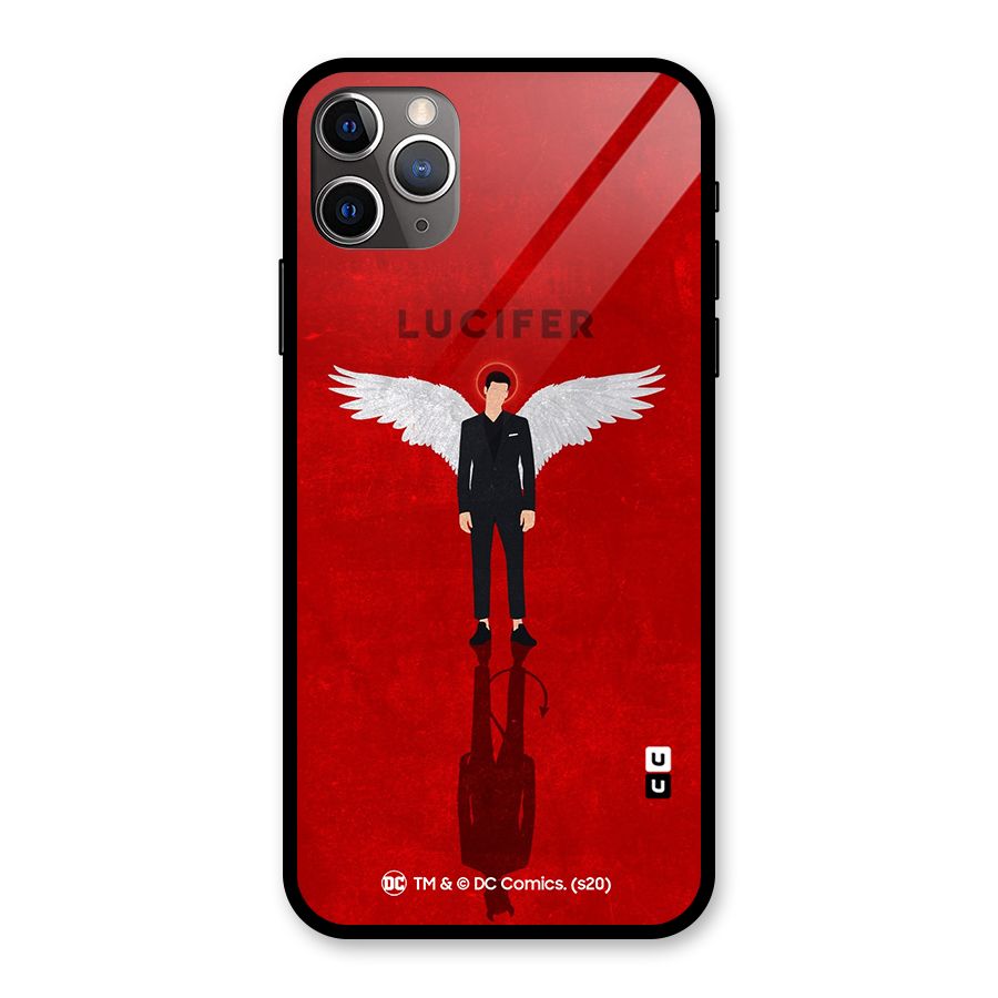 Lucifer Archangel Shadow Glass Back Case for iPhone 11 Pro Max