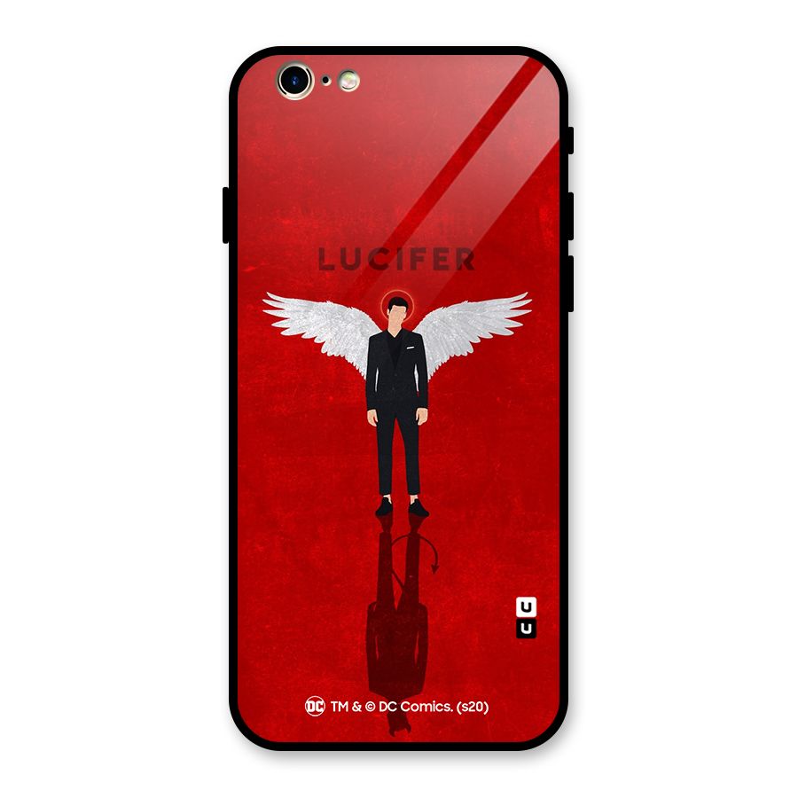 Lucifer Archangel Shadow Glass Back Case for iPhone 6 6S